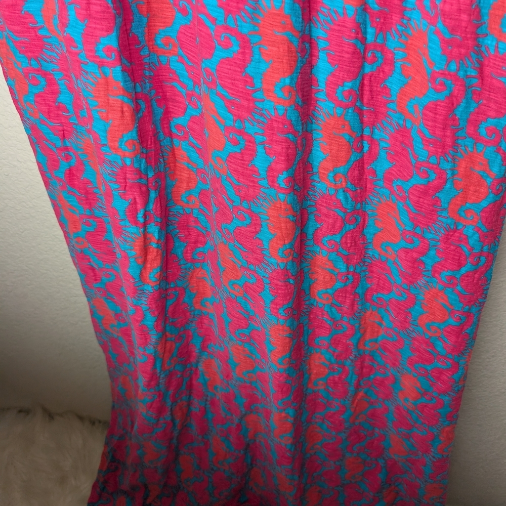Lilly Pulitzer Vibrant Pink and Blue Maxi Dress - Picture 6 of 10
